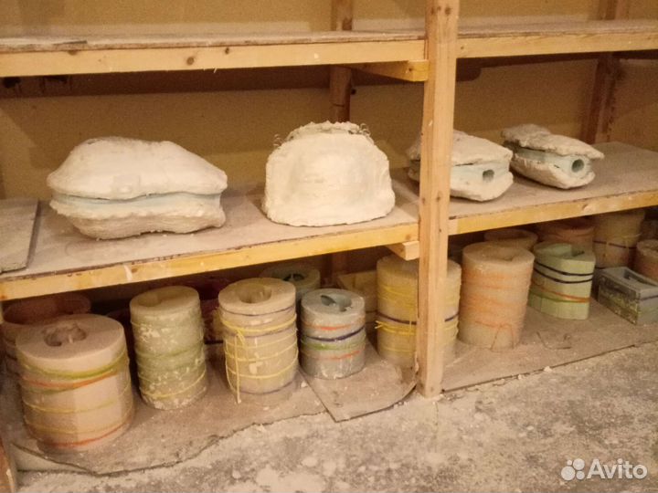 Силиконовая форма бюст фигура кашпо