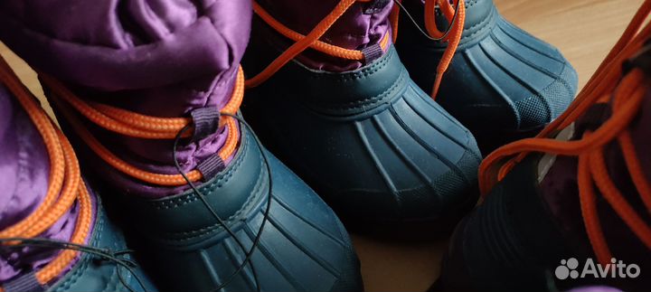 Сапоги новые зимние 28-29 натуральная шерсть