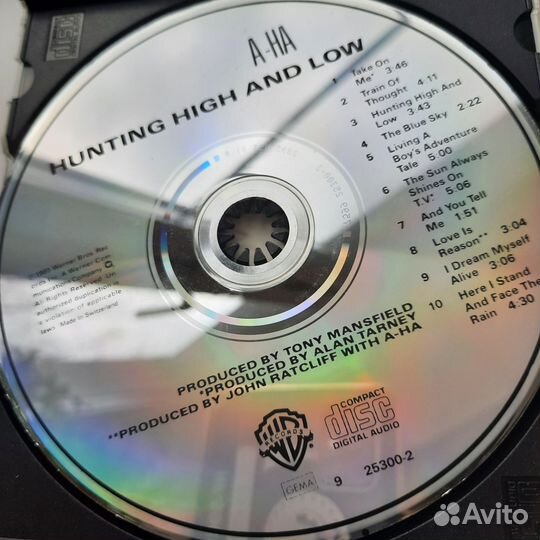 CD A-ha Hunting High And Low 1985 фирма