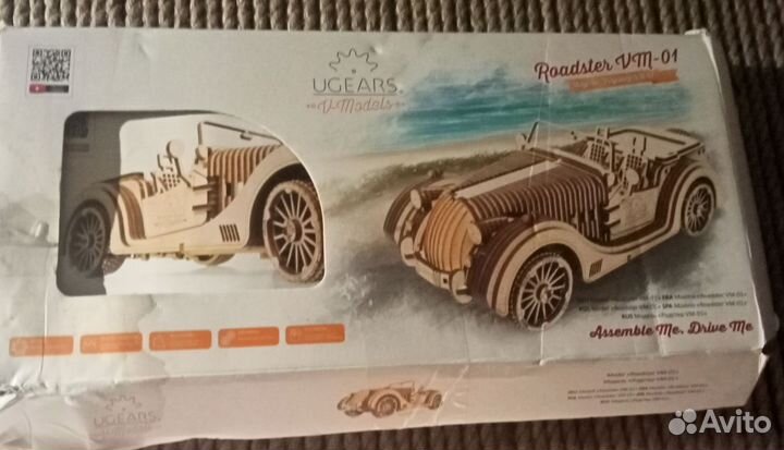 Конструктор ugears родстер vm-01