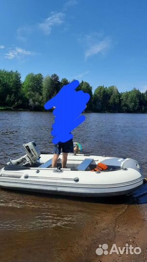 Лодка надувная резиновая бу