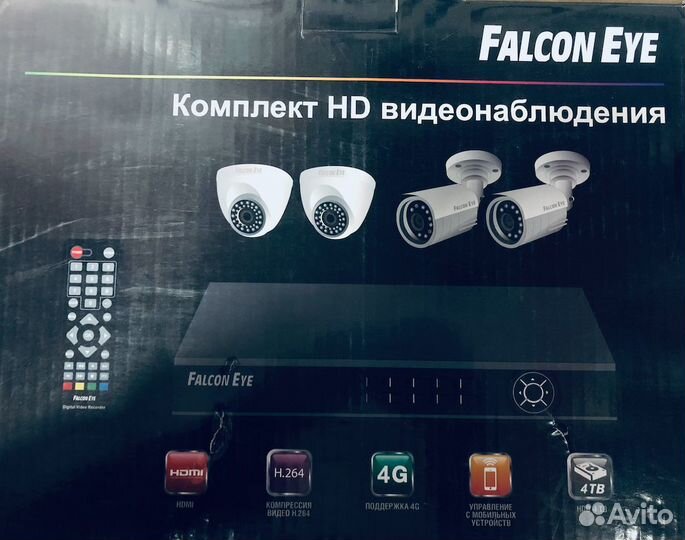 Комплект видеонаблюдения Falcon Eye FE-104MHD