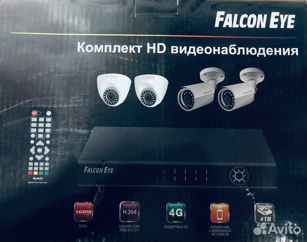 Комплект видеонаблюдения Falcon Eye FE-104MHD