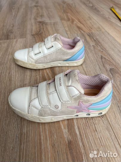 Кроссовки для девочки Geox, 34 EUR