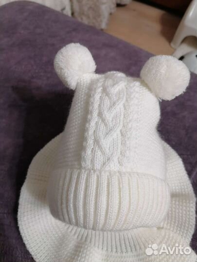 Зимняя шапка для девочки