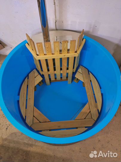 Купель, фурако на дровах