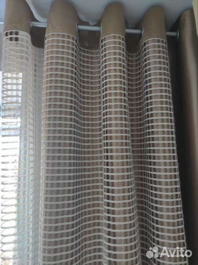 Шторы и тюль в комплекте