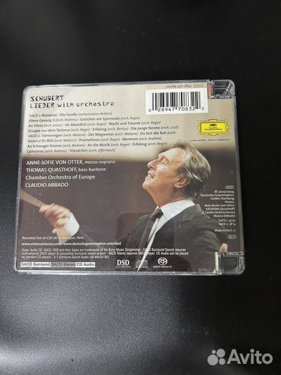 Shubert Lieder with Orchestra 2004 Europe sacd