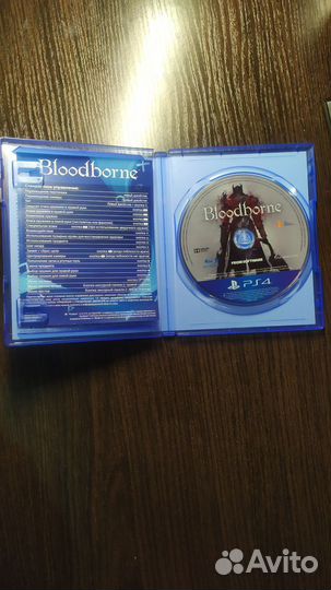Игра Bloodborne диск на ps4