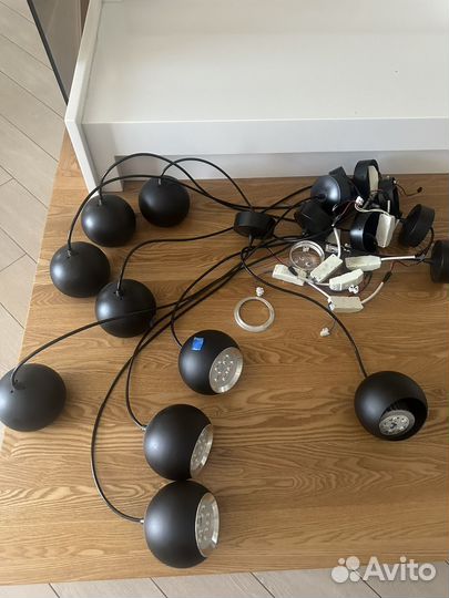 Светильник подвесной комплект 9 шт