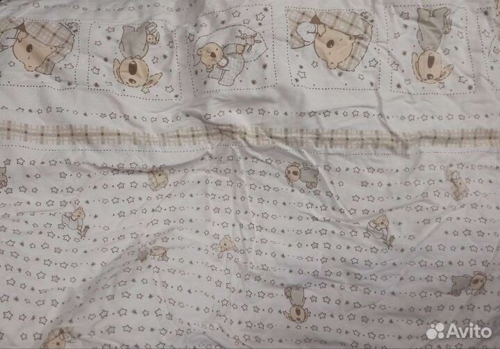 Бортики и постельное белье в кроватку