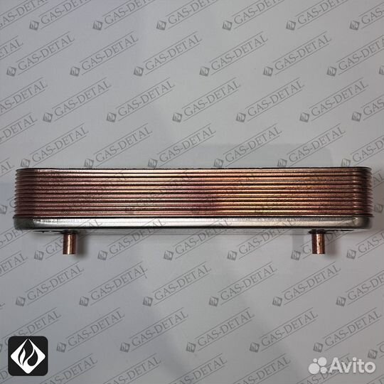 Теплообменник гвс 12 пл. для Ariston/Chaffoteaux