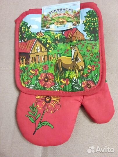 Прихватка с рукавицей