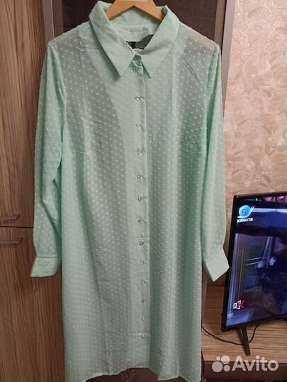 Платье рубашка 60-62
