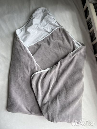 Хлопковый плед для новорожденного подарок роддома