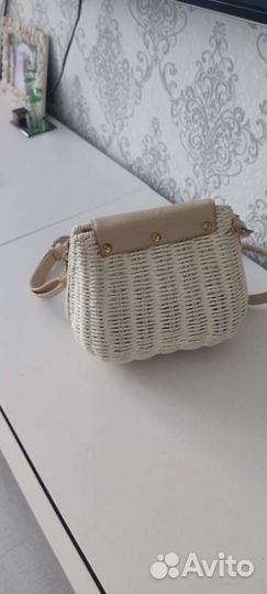 Сумка женская через плечо белая