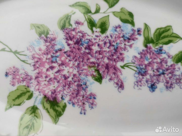 Блюдо овальное селедочница Вербилки Гарднер