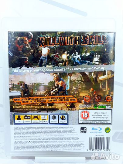 Диск для PS3 Bulletstorm б/у с гарантией