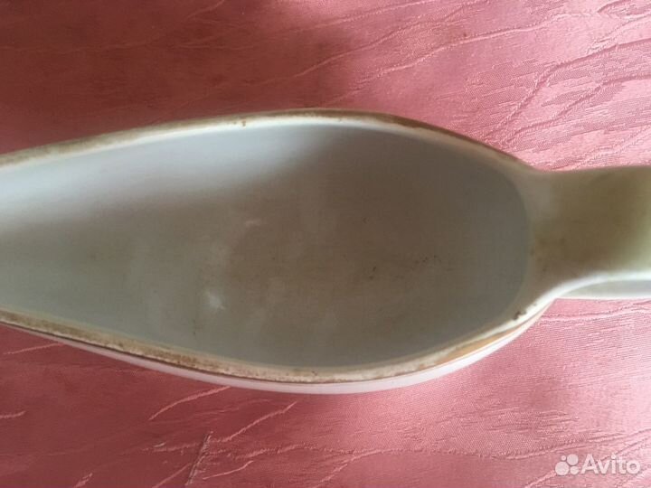 Соусница,кузнецовский фарфор
