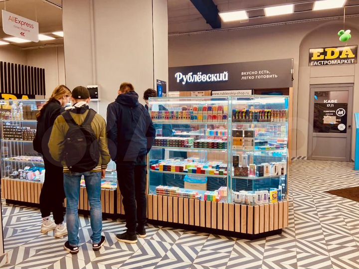 Сдам отделы в гастрономе 15м2, 13м2, 12м2