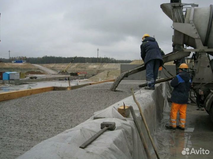 Зимняя смесь бетона