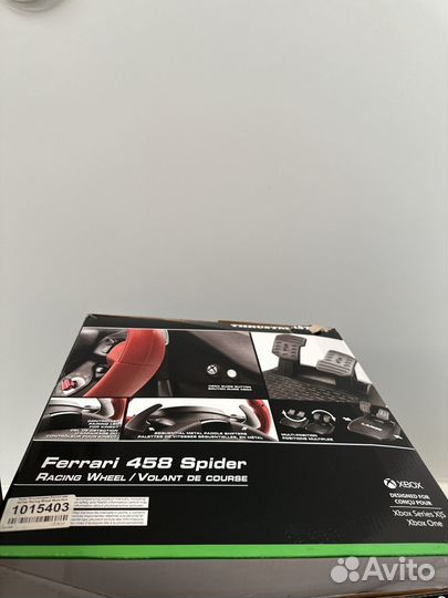 Игровой руль thrustmaster ferrari 458 spider