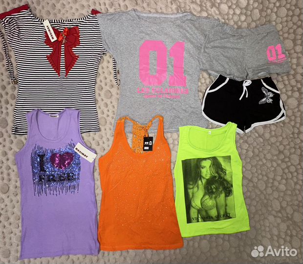 Новые женские вещи футболка костюм 42 детское 164