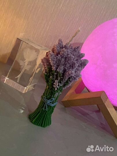 Свеча букет лаванды