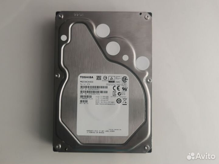 Жёсткий диск ToshibaMG03ACA400