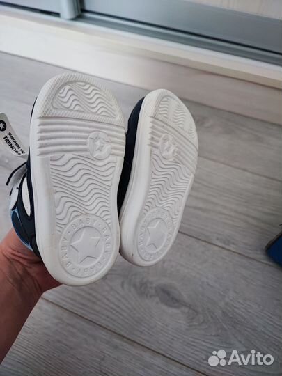 Утеплённые кеды для малыша фирмы Капитошка