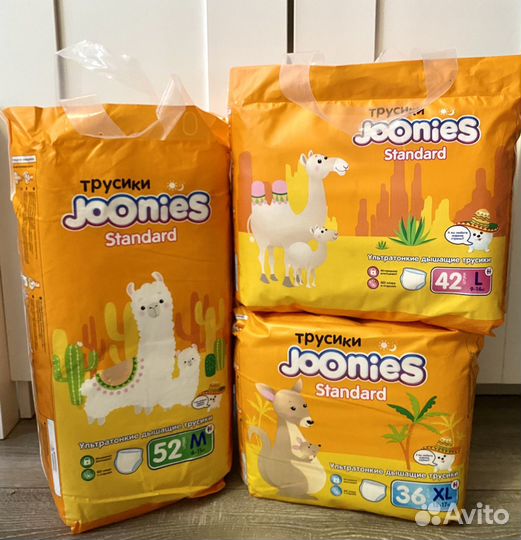 Подгузники Joonies Premium и Comfort