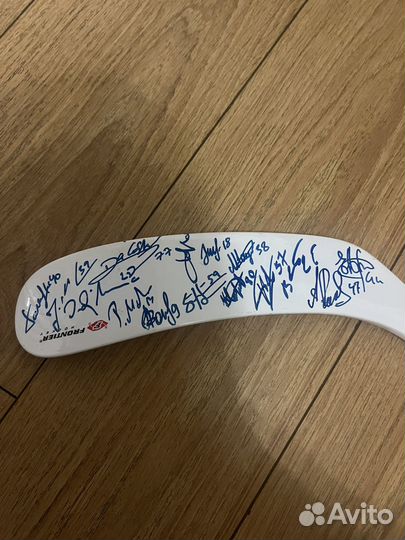 Клюшка цска с автографами