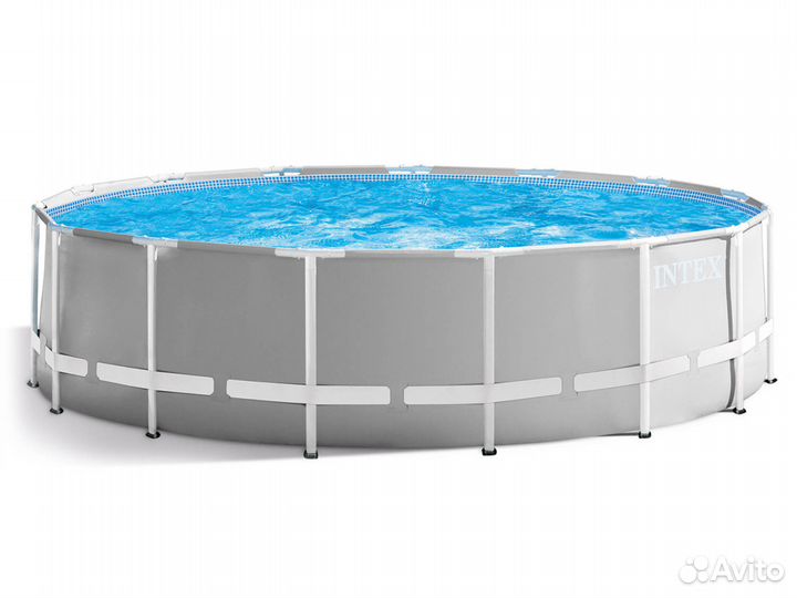 Каркасный бассейн Intex 457x122см+4 аксесс. 26726