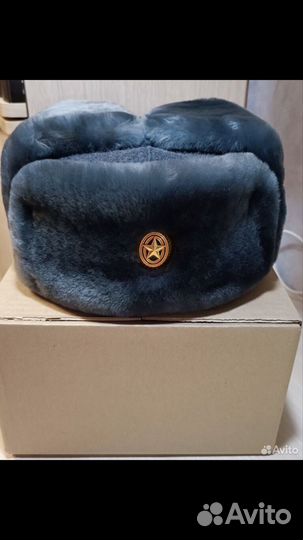 Шапка зимняя офицерская натуральный мех