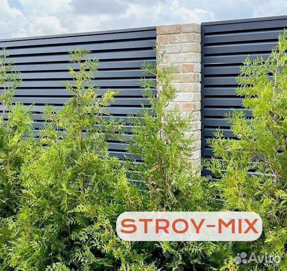 Забор жалюзи