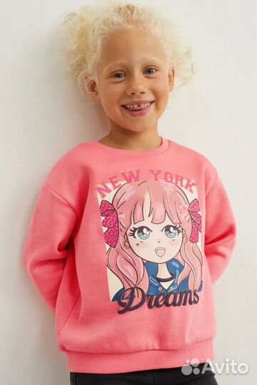 Свитшот для девочки 92 98