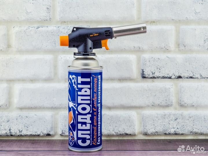 Горелка с пьезоподжигом черная