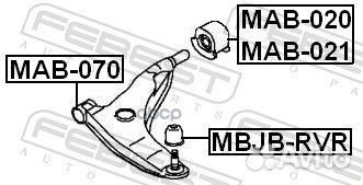 Сайленблок передний переднего рычага (mitsubish