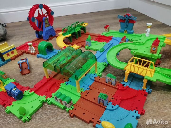 Конструктор железная дорога happy commander