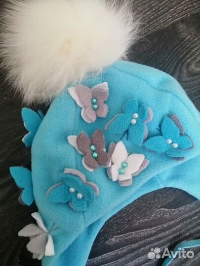 Шапка осень-зима. 46-48см