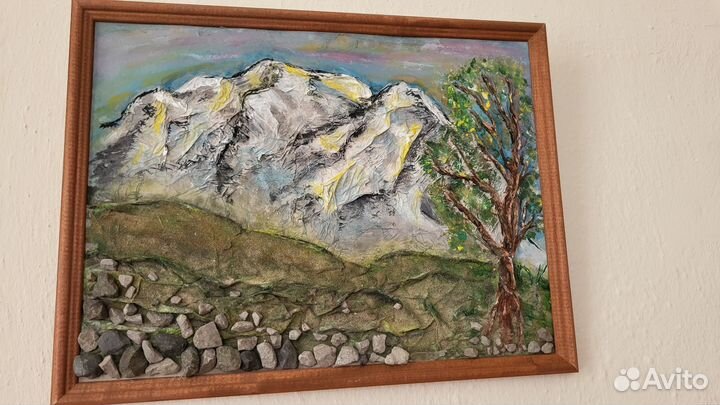 Картина из натральных природных материалов