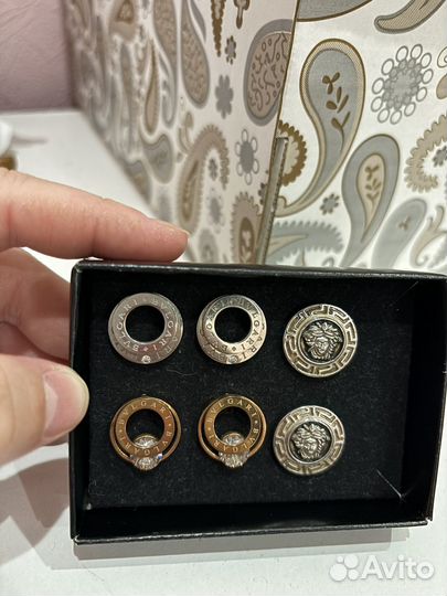 Серьги Bulgari Versace