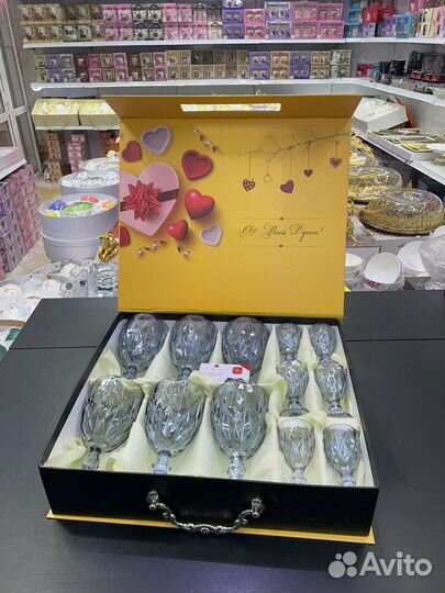 Набор бокалов новый