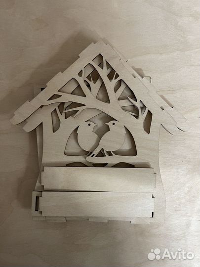 Кормушка для птиц из фанеры. Конструктор