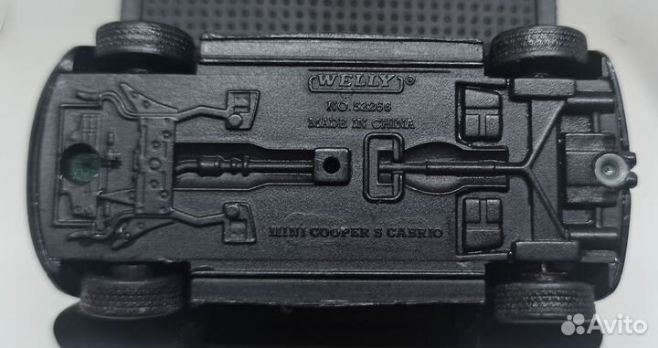 Модель автомобиля Mini Cooper S Cabrio welly
