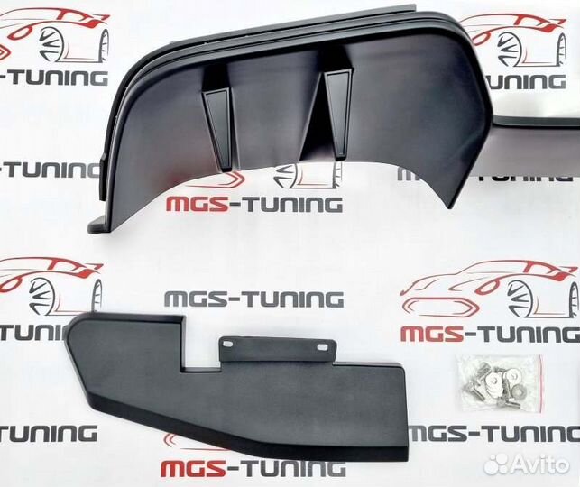 Диффузор Ford Mustang 2014-2017 стиль PFT