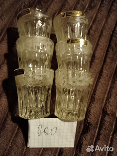 Хрустальные рюмки СССР