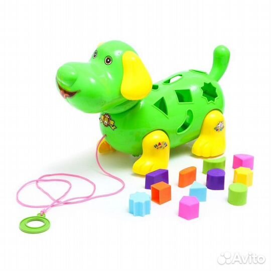 Каталка-сортер на верёвке 