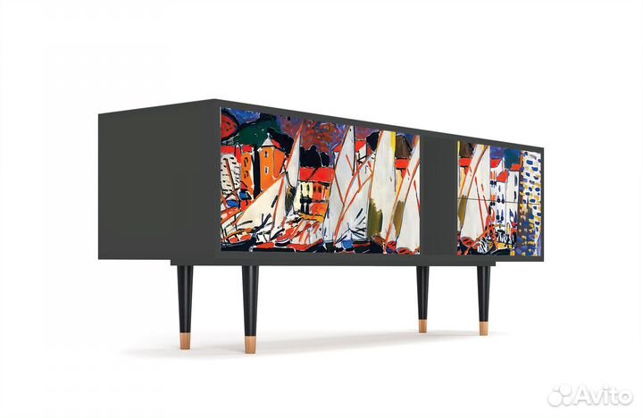 Тв-тумба T1 - Антрацит - Le Sechage des voiles