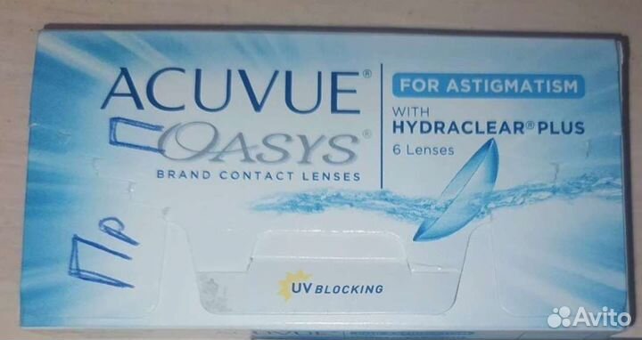 Линзы контактные Acuvue Oasys